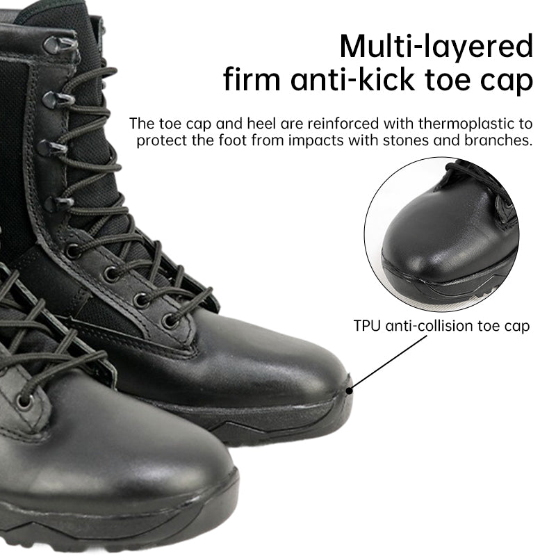 AGENT ACEVEDO 34815 New VKBO 2.0 thermal zone combat boots for men, genuine leather tactical boots.