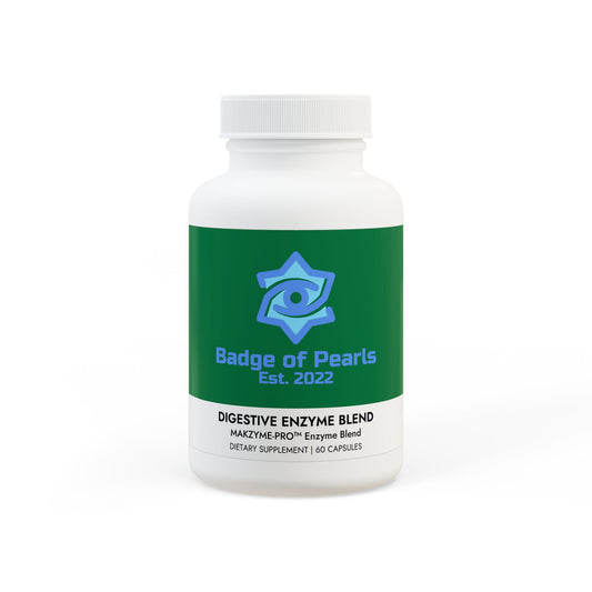 BADGE OF PEARLS Digestive Enzyme Blend Supplement (60 Capsules)