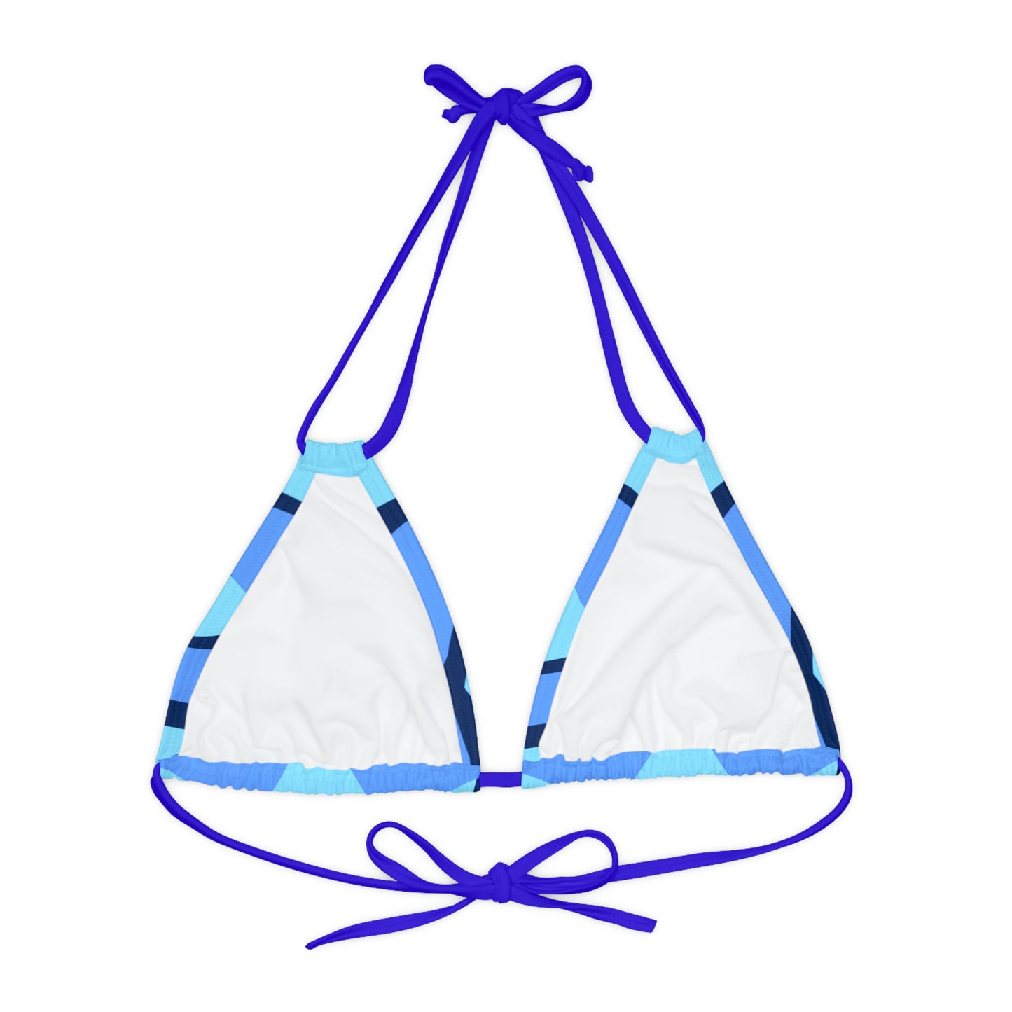 Badge of Pearls Triangle Bikini Top