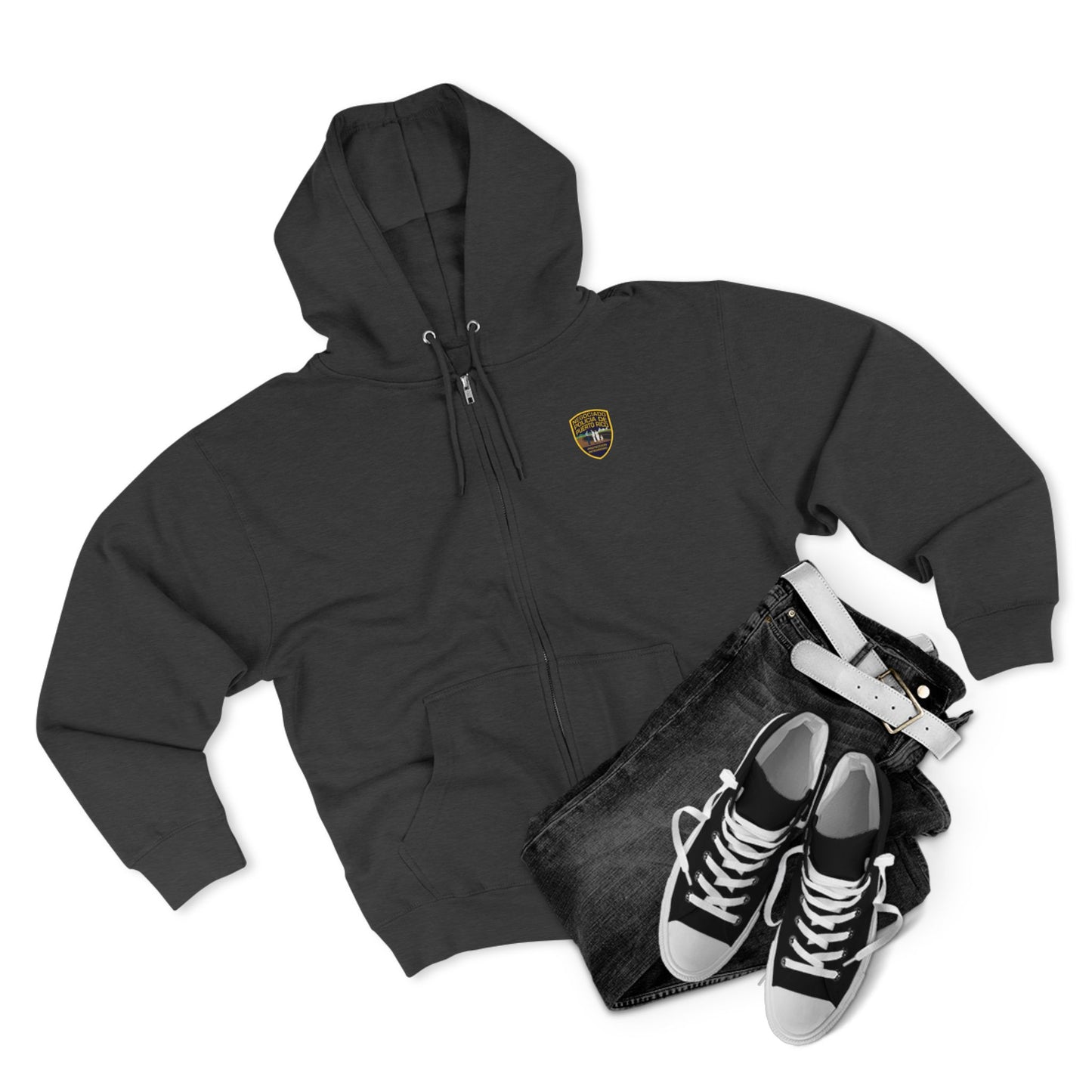 Unisex Zip Hoodie - Comfortable Casual Wear for All Seasons