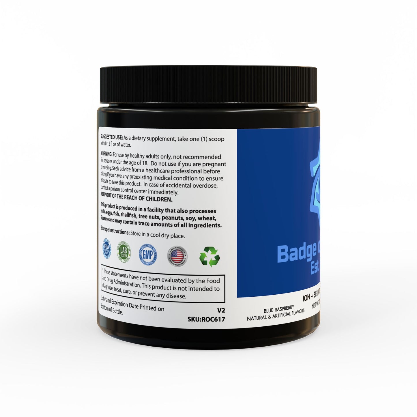 BADGE OF PEARLS ION + Select Electrolyte Supplement (225g, 7.9oz)