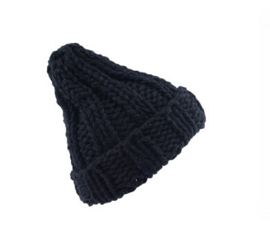 Winter Women Hat New Autumn Faux Fur Female Warm Cap Knitted Beanie Girl Hats Woman Bonnet Femme Chunky Thick Stretchy Hats