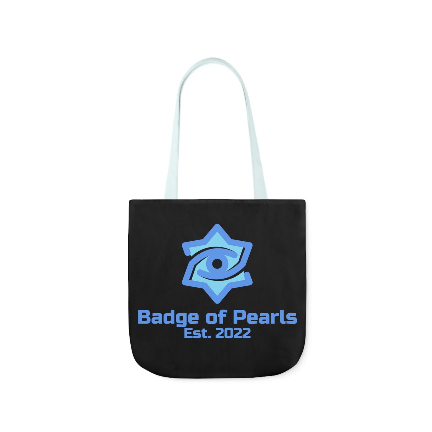 Badge of Pearls Polyester Canvas Tote Bag