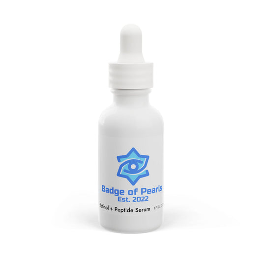 BADGE OF PEARLS Retinol and Peptide Face Serum, 1oz