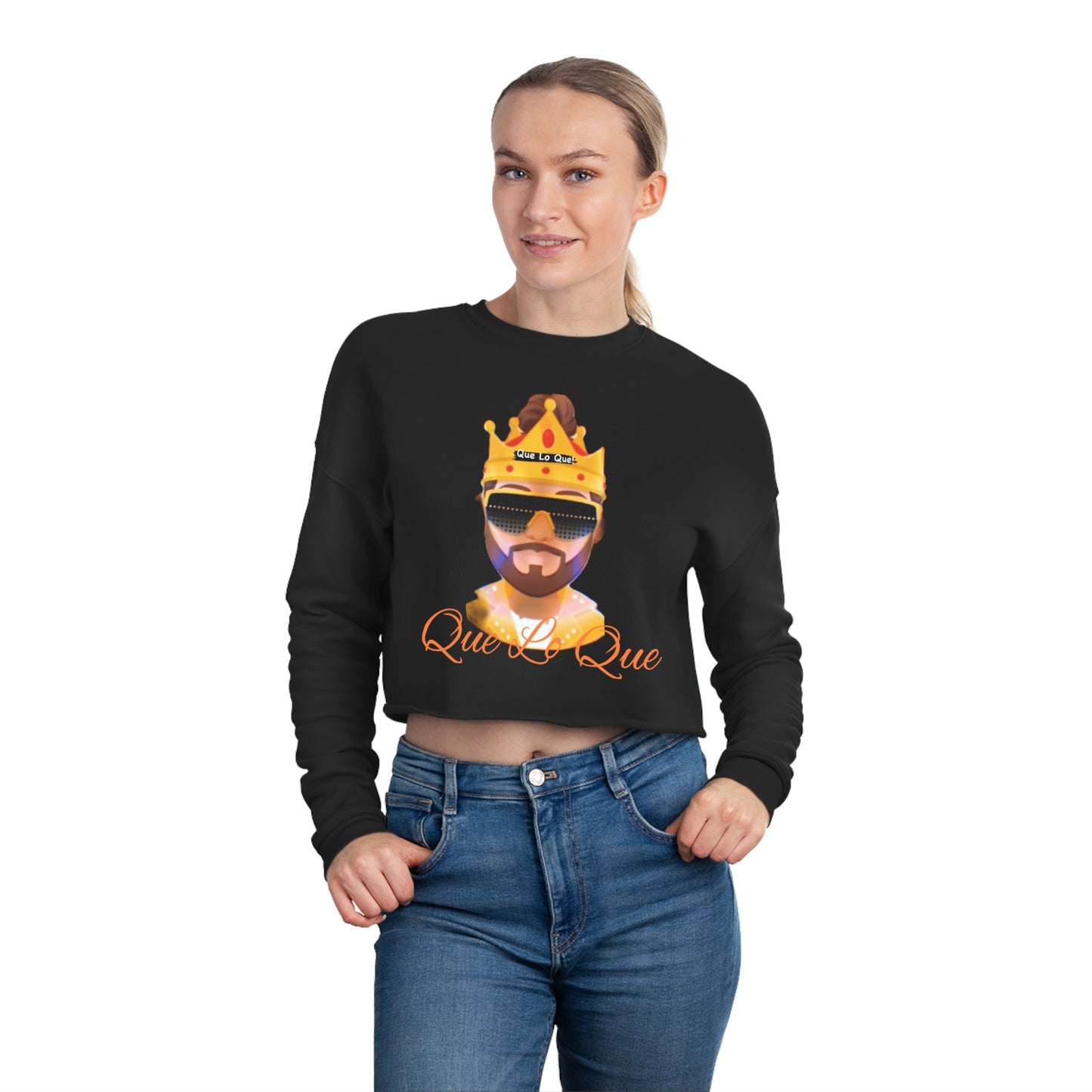 Los Cruz Lion Women's Cropped Sweatshirt