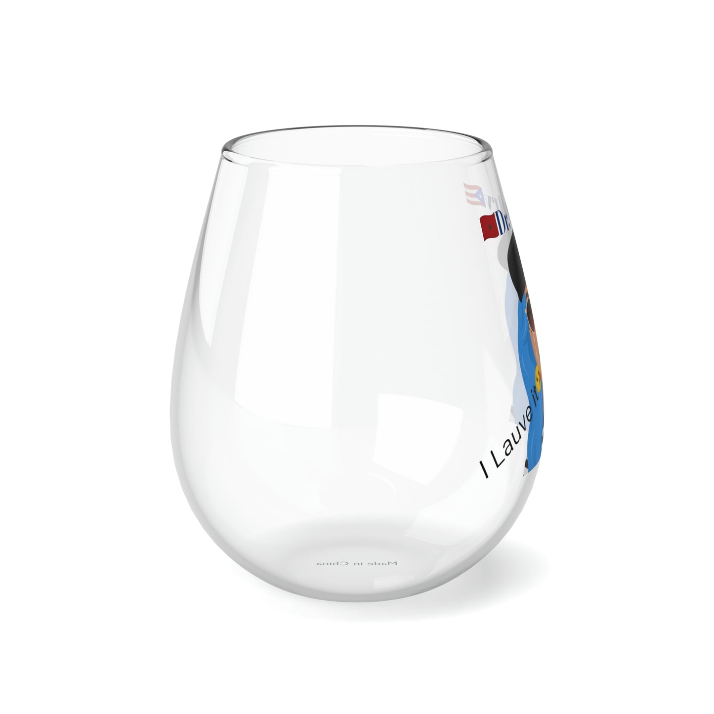 Dr. Poetry Stemless Wine Glass, 11.75oz