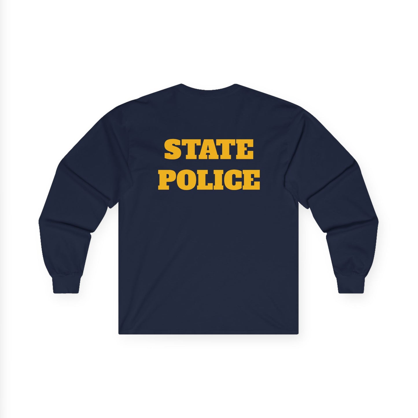 Unisex State Police Long Sleeve Tee - Perfect for Law Enforcement Support