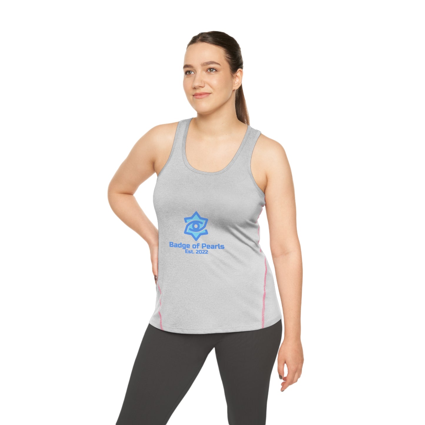 Badge of Pearls Women's Racerback Sports Top