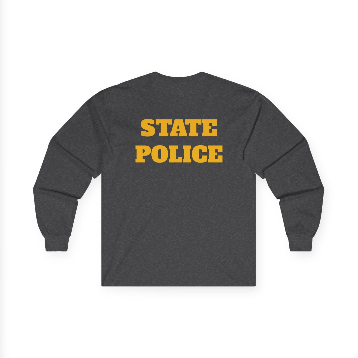 Unisex State Police Long Sleeve Tee - Perfect for Law Enforcement Support
