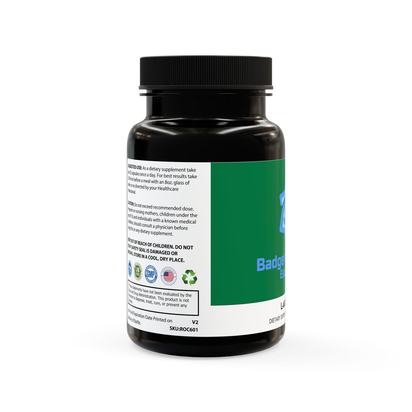 BADGE OF PEARLS L-Arginine Supplement (60 Capsules)