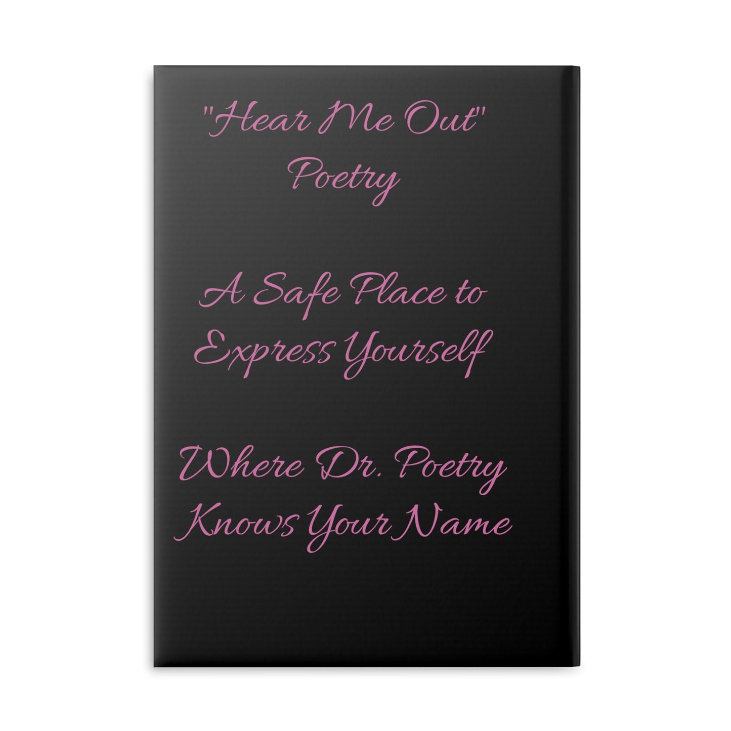 Dr. Poetry Hardcover Notebook with Puffy Covers