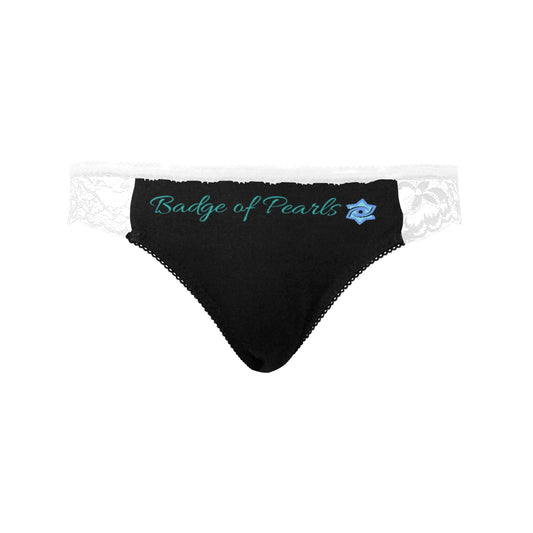 Badge of pearls Women's Lace Underwear