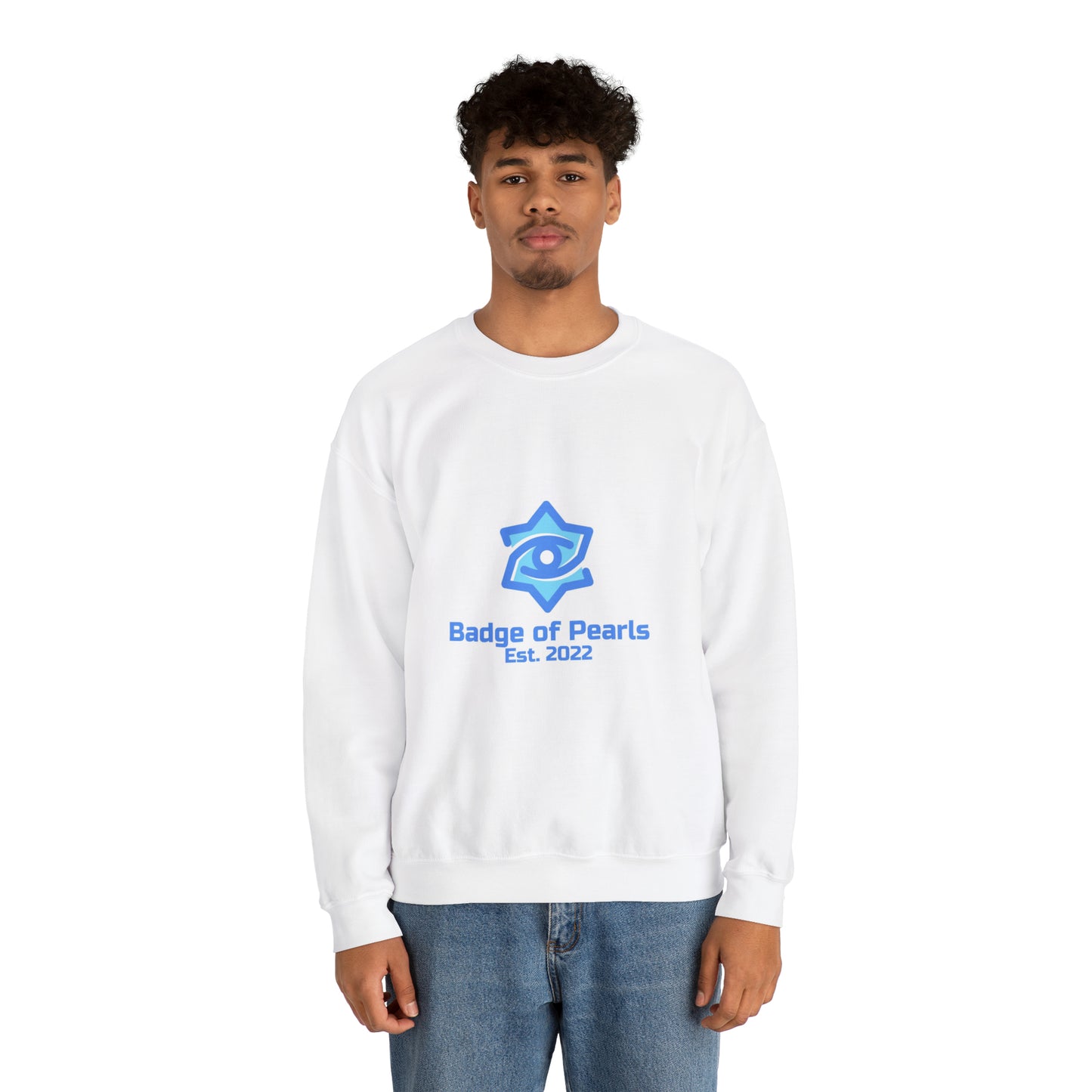 Badge of Pearls Unisex Heavy Blend Crewneck Sweatshirt