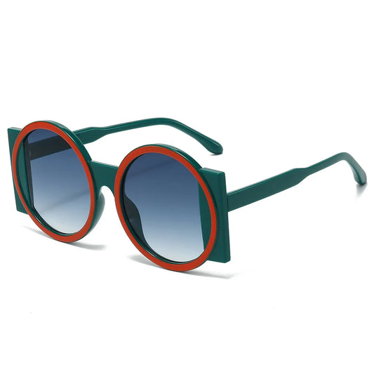 Vintage Round Sunglasses Women Men Sun Glasses Female Fashion Luxury Brand Designer Shades