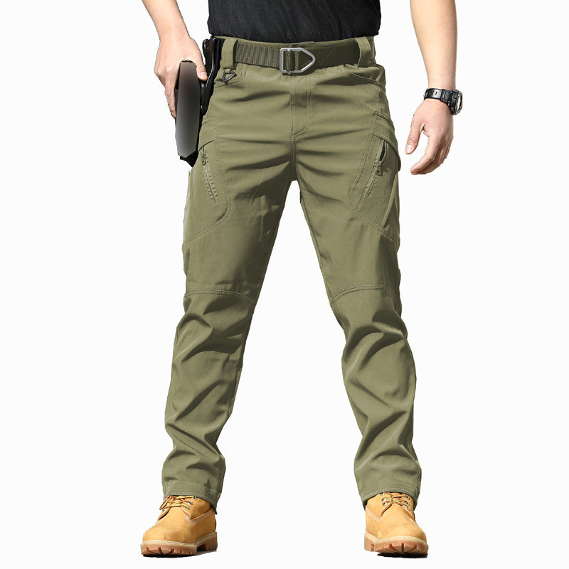 AGENT ACEVEDO Tactical pants camouflage training pants spring and autumn outdoor elastic work pants loose soft shell assault pants