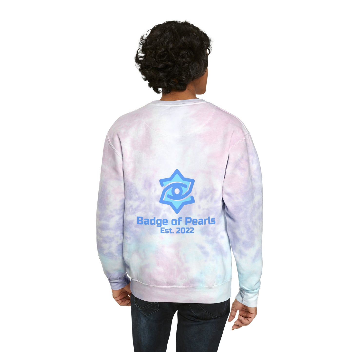 Badge of Pearls Unisex Tie-Dye Sweatshirt