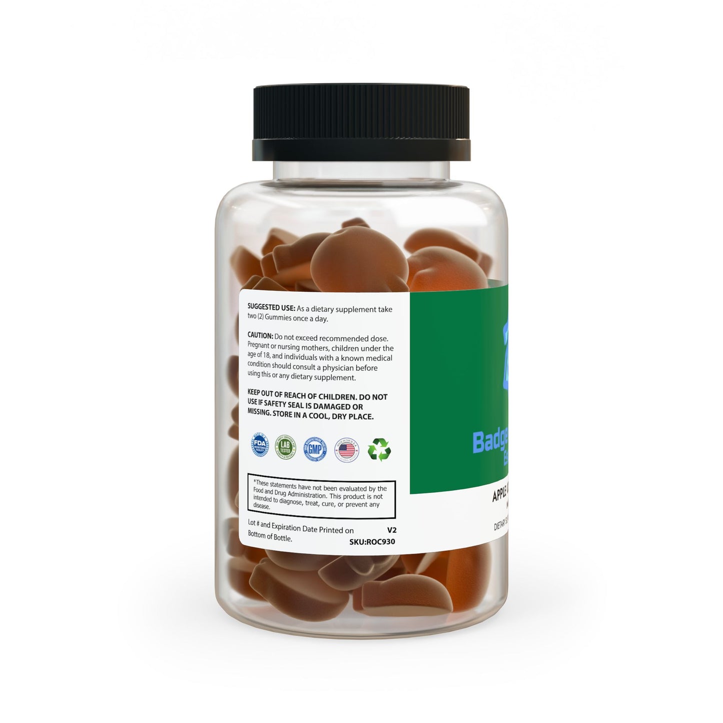 BADGE OF PEARLS Apple Cider Vinegar Gummies (60 Gummies)