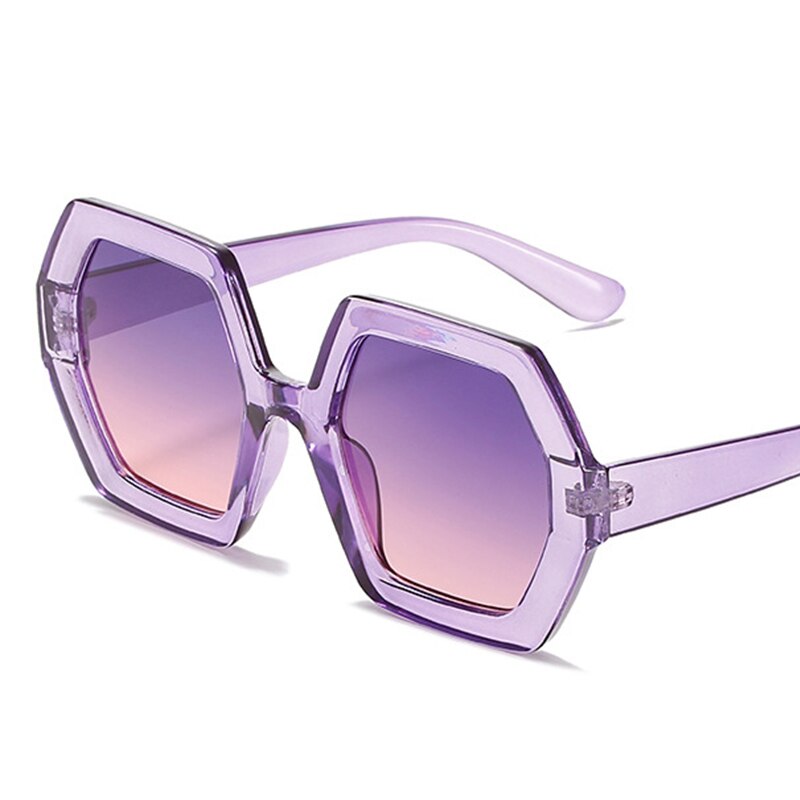 Classic Square Black Sunglasses Women New Brand Design Polygon Sunglasses Ladies Fashion Shades Vintage Glasses Eyewear Unisex