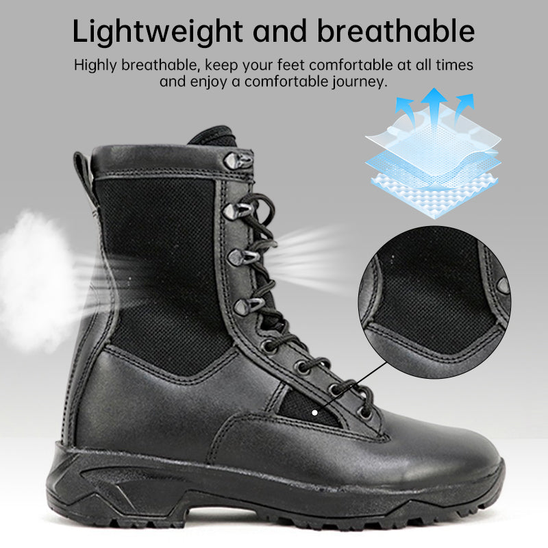 AGENT ACEVEDO 34815 New VKBO 2.0 thermal zone combat boots for men, genuine leather tactical boots.