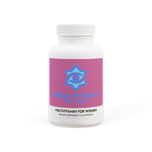 BADGE OF PEARLS Multivitamin for Women Supplement (60 Capsules)