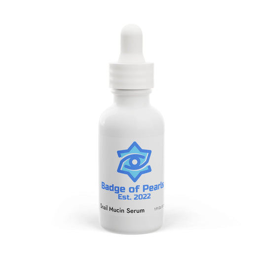 BADGE OF PEARLS Snail Mucin Facial Serum, 1oz