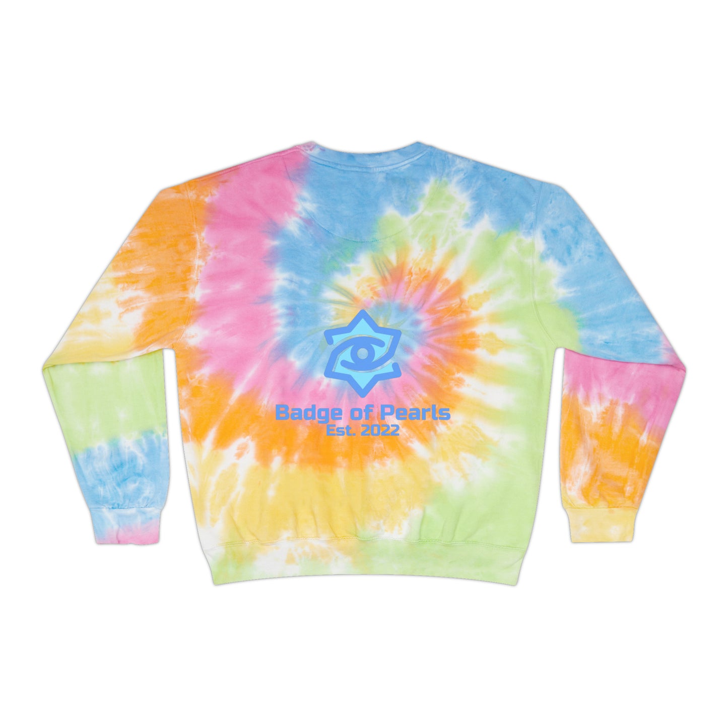 Badge of Pearls Unisex Tie-Dye Sweatshirt