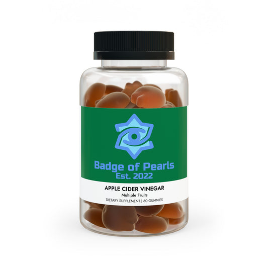 BADGE OF PEARLS Apple Cider Vinegar Gummies (60 Gummies)