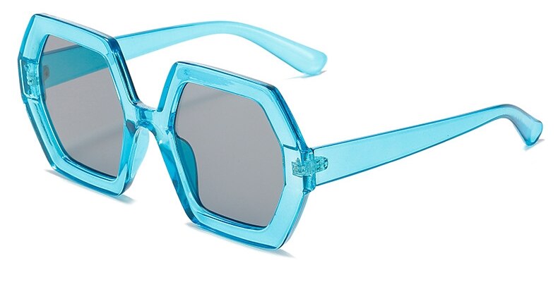 Classic Square Black Sunglasses Women New Brand Design Polygon Sunglasses Ladies Fashion Shades Vintage Glasses Eyewear Unisex