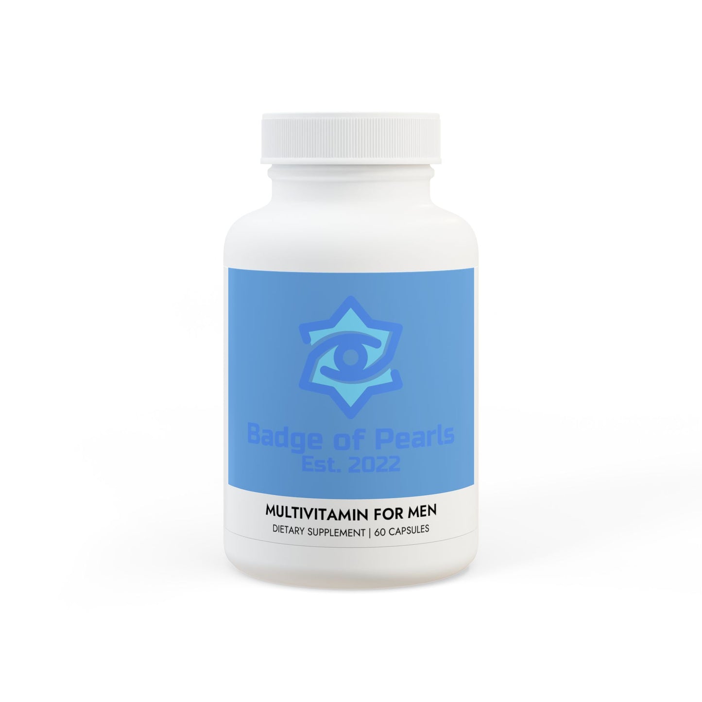 BADGE OF PEARLS Multivitamin for Men Supplement (60 Capsules)