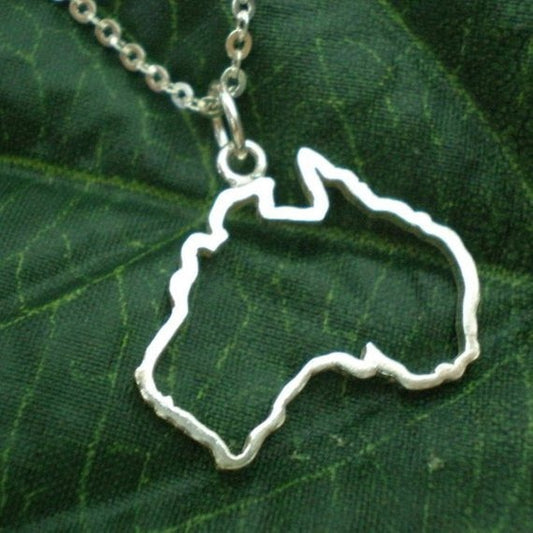 African Ireland Syria Jamaica Israel Nigeria Puerto Rico US France National Map Necklace