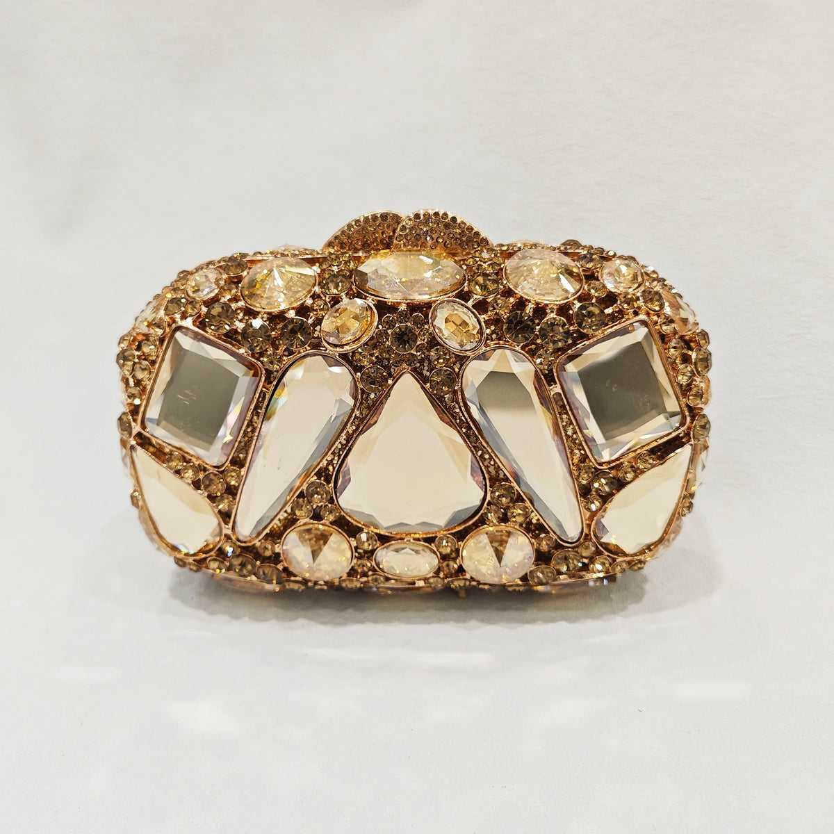Luxurious Purse Stone Bridal Prom Handbags Women Diamond Evening Clutches Purses Big Stones