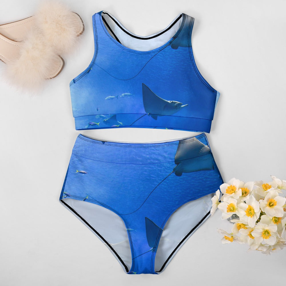 Free in the Sea Two Piece Bikini Swimsuit