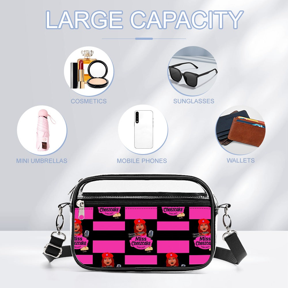 MISS CHEEZCAKE Transparent satchel Small