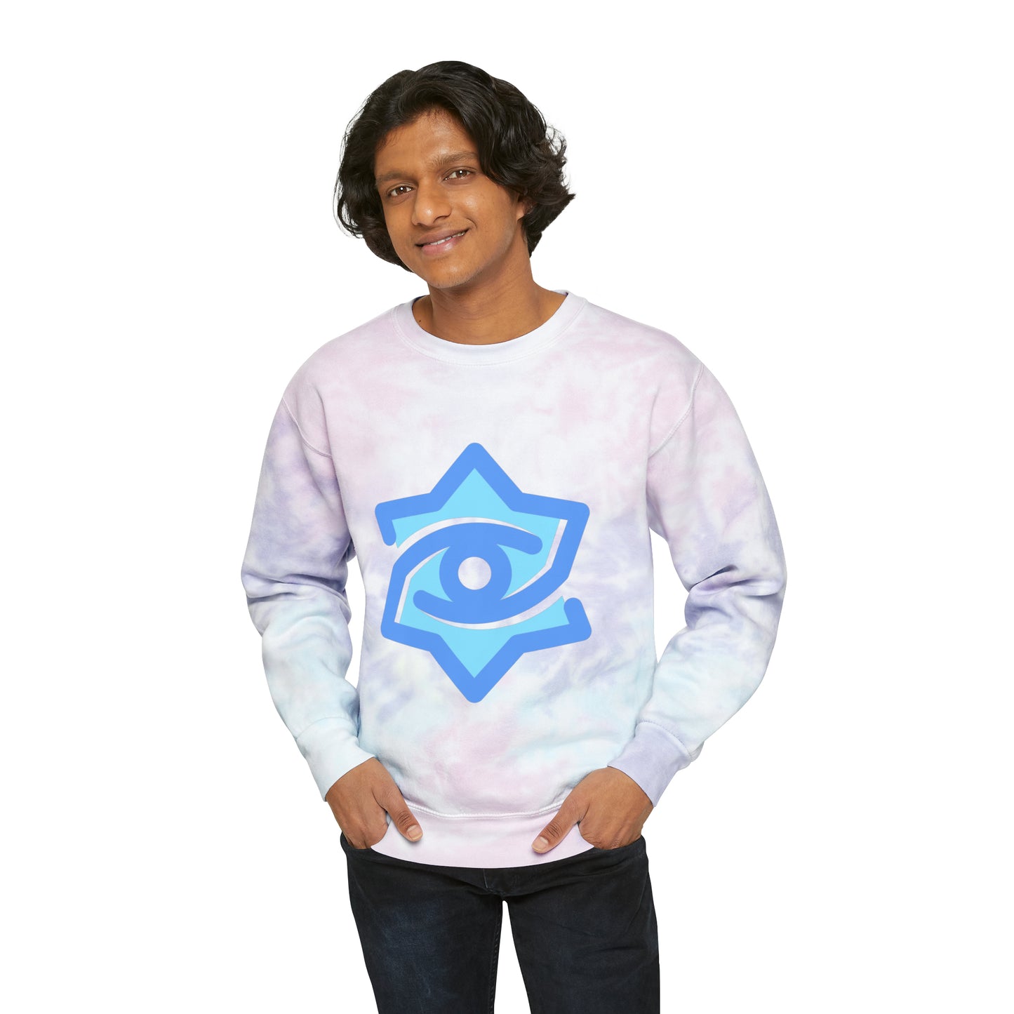 Badge of Pearls Unisex Tie-Dye Sweatshirt