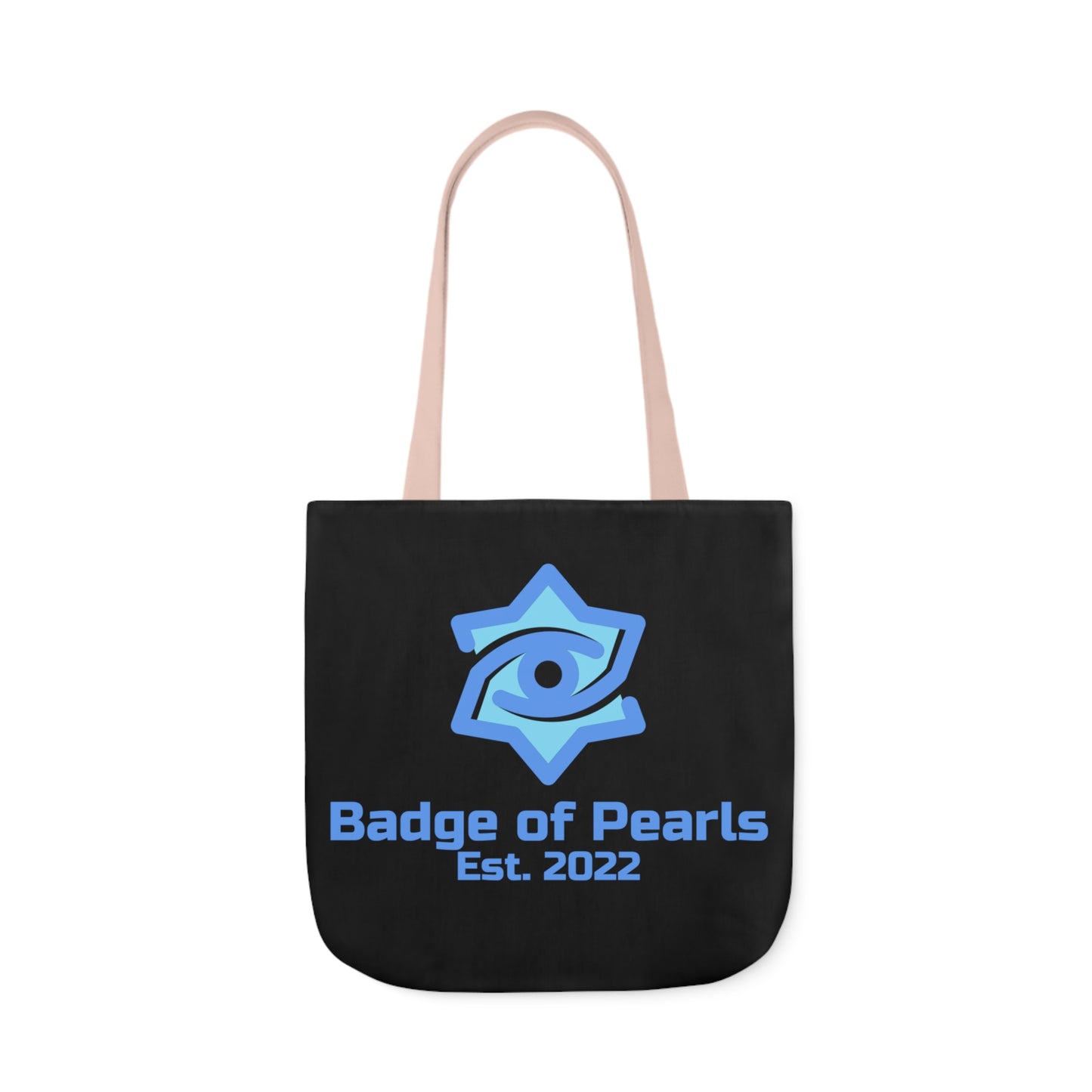 Badge of Pearls Polyester Canvas Tote Bag