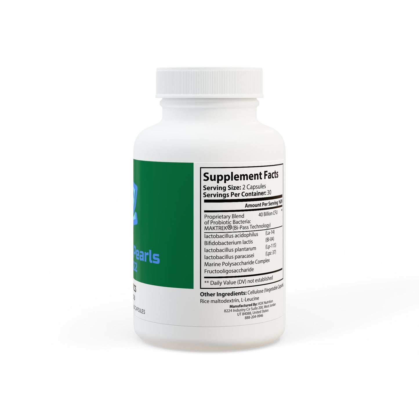 BADGE OF PEARLS Probiotics Supplement (60 Capsules)