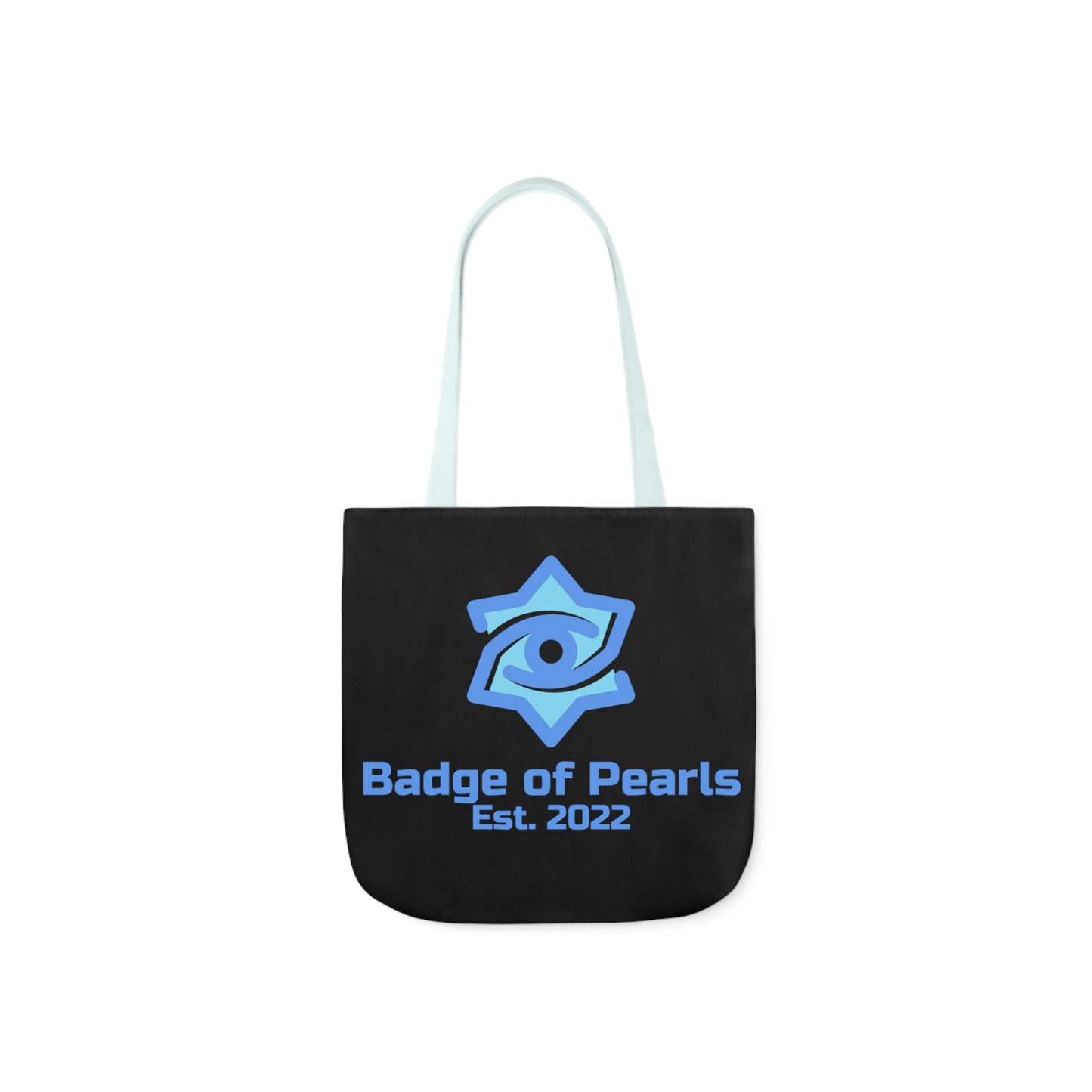 Badge of Pearls Polyester Canvas Tote Bag