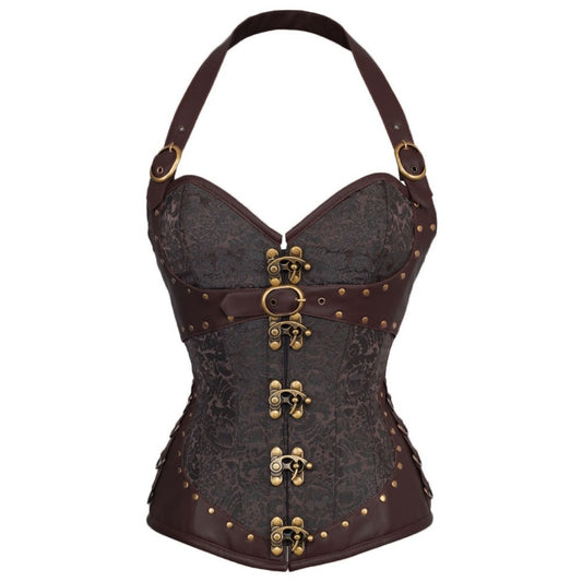 LA BELLA Corset Luxury Sexy Lingerie Underwear Gothic Corsets Lingerie Tops Shapewear and Bustiers Leather Corsetlet Slim Hot Sale