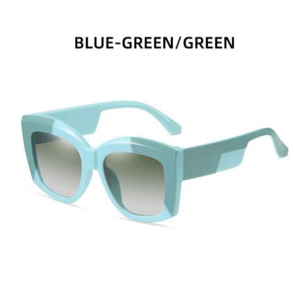 Fashionable gray three-dimensional frame sunglasses