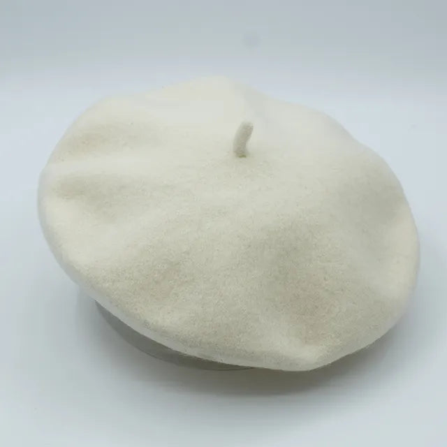 Wool Thick  Berets Artist French Beret Women Painter Hat Girls Female Warm  Walking Cap