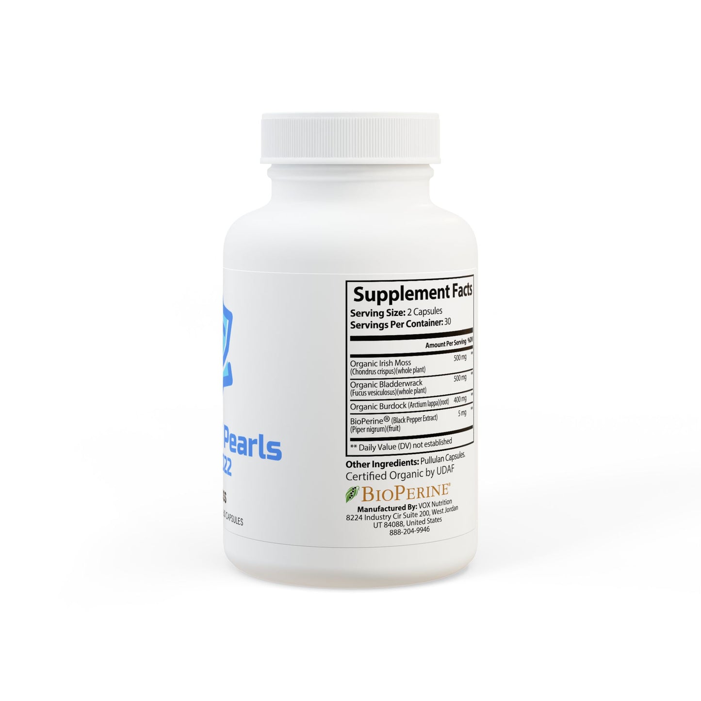 BADGE OF PEARLS Sea Moss Supplement (60 Capsules)