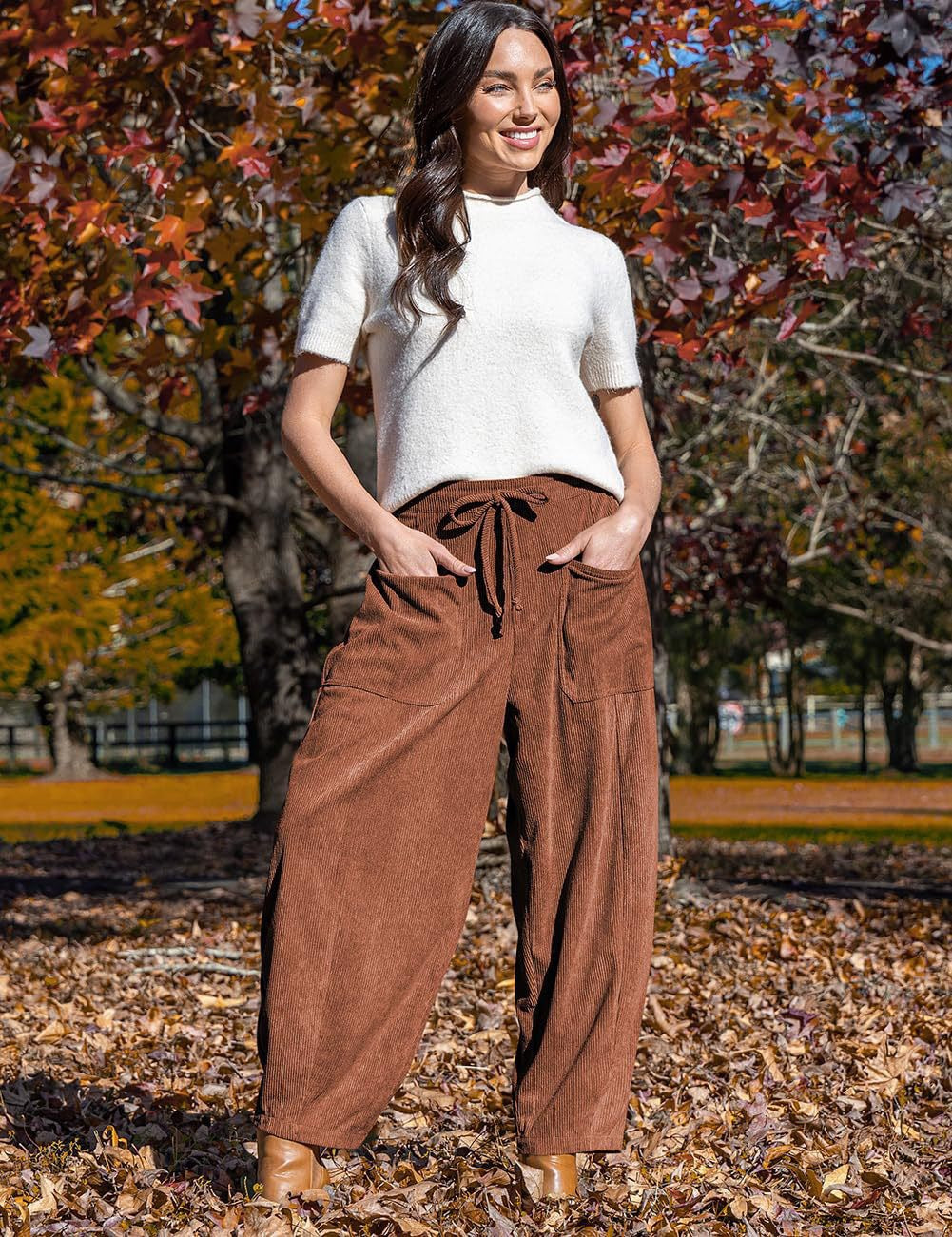 Slimming Pants Wide Leg Pants Women