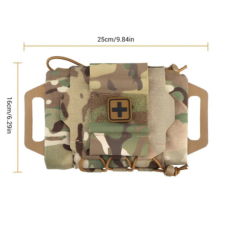 AGENT ACEVEDO 34815 Tactical Military Pouch MOLLE Rapid Deployment First-aid Kit Survival Outdoor Hunting Emergency Bag Camping Medical Kit