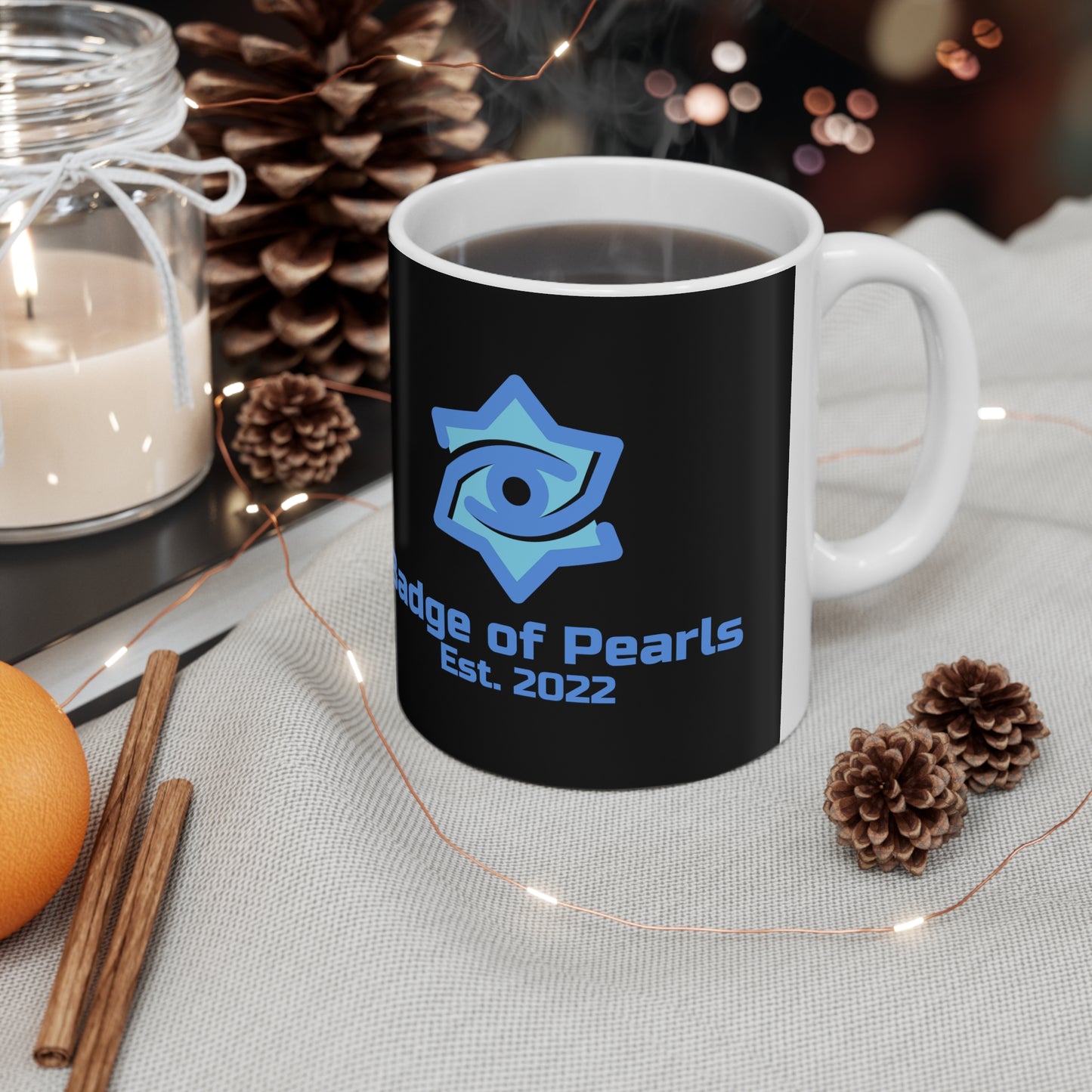 Badge of Pearls Ceramic Mug 11oz