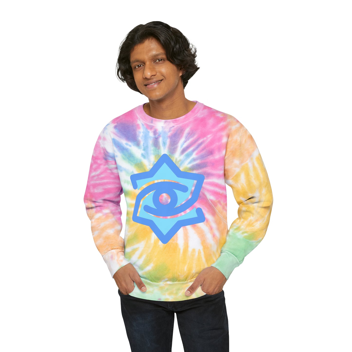 Badge of Pearls Unisex Tie-Dye Sweatshirt