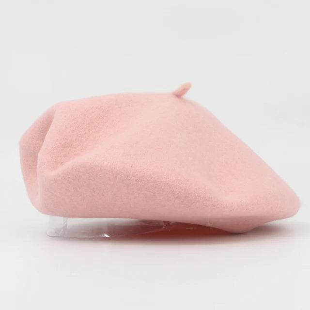Wool Thick  Berets Artist French Beret Women Painter Hat Girls Female Warm  Walking Cap