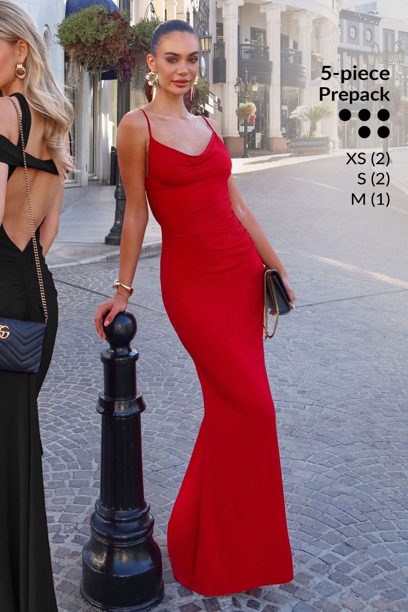 Sleeveless Night Out Gown w/ Mermaid Silhouette & Charming Open Back CDT2008p