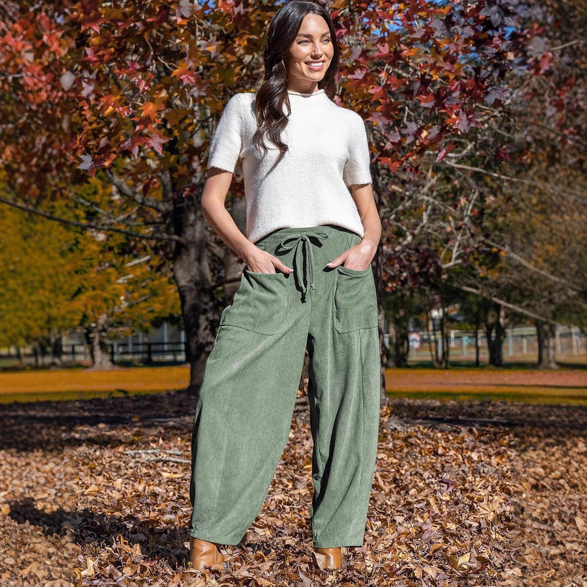 Slimming Pants Wide Leg Pants Women