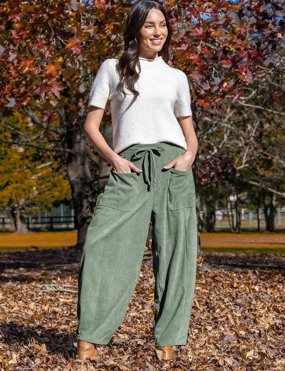 Slimming Pants Wide Leg Pants Women