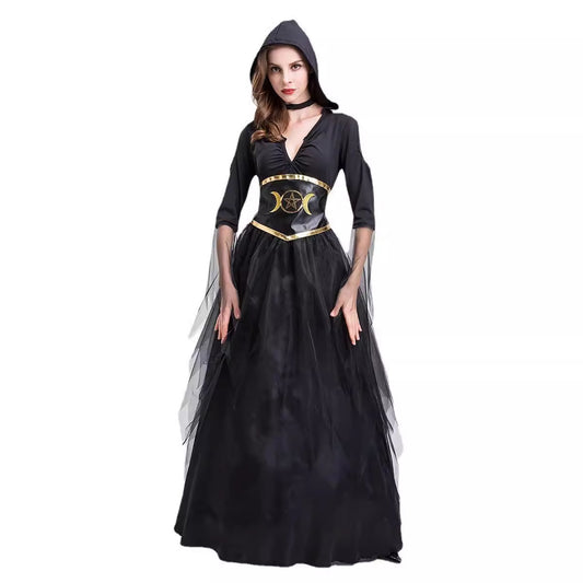Halloween Vampire Girl Hell Ghost Performance Dress Death God Witch Dress Witch Vampire Dress
